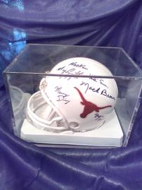 Autographed Miniature Longhorn Helmet //269